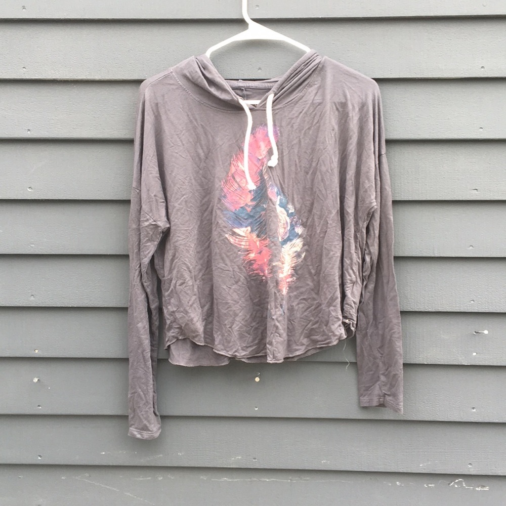 long sleeve hoodie t-shirt